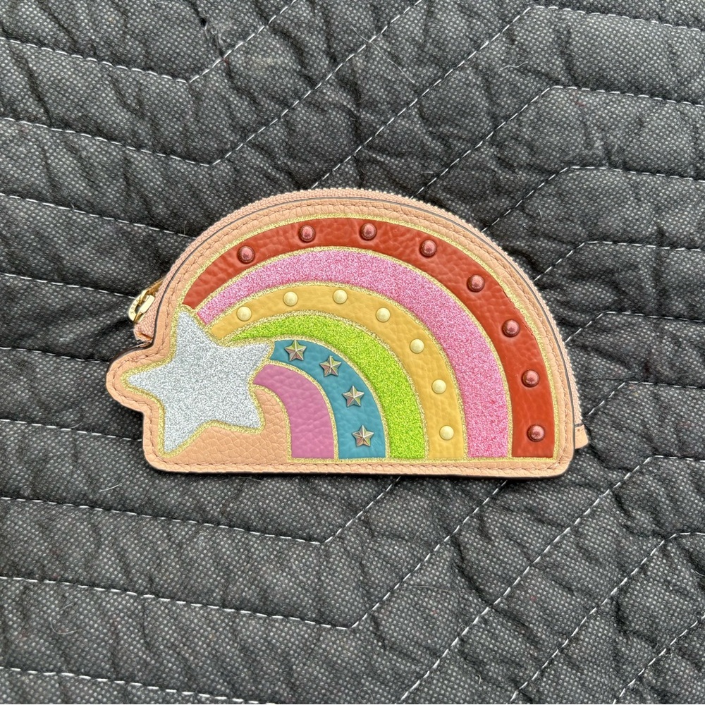 Rainbow Coach Coin Pouch